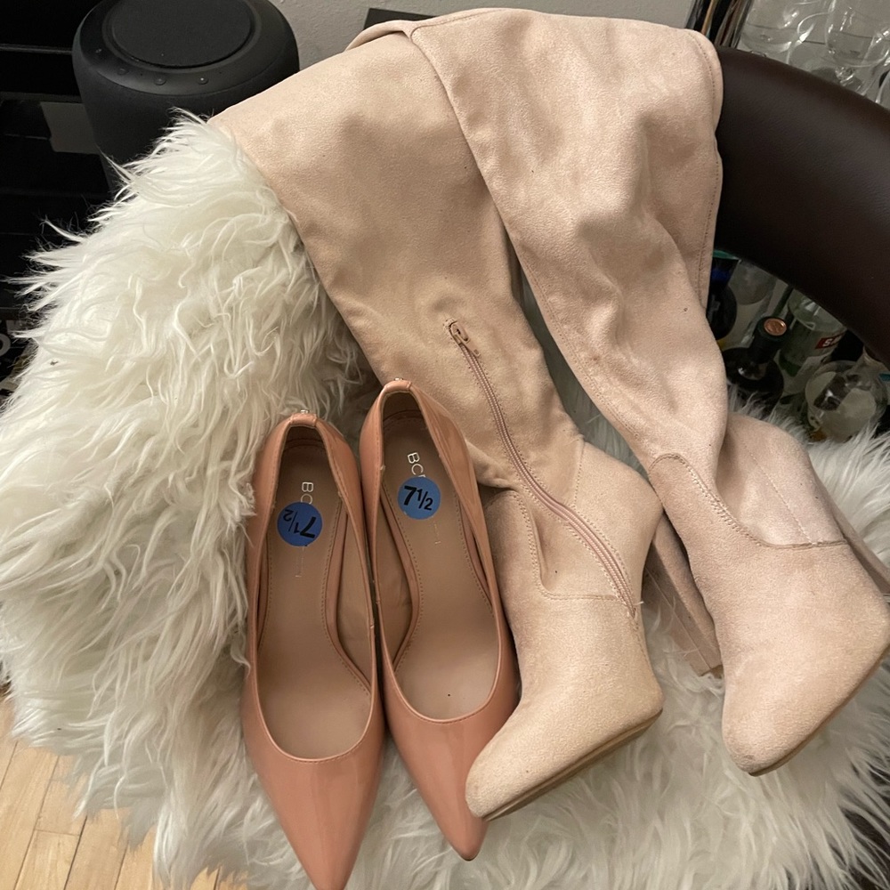 Set : Mocassins + Cuissarde Boots